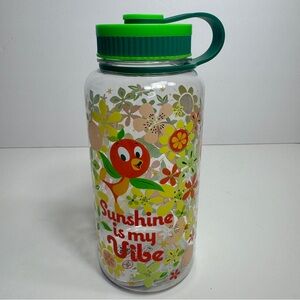 NWT. Disney Parks Orange Bird water bottle. large plastic water bottle Epcot
